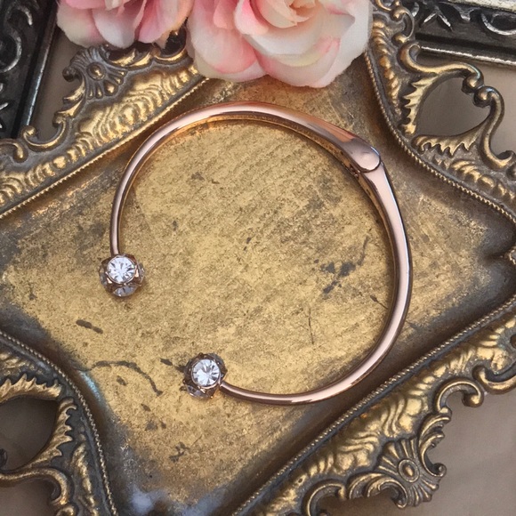 KATE SPADE • Rose Gold Lady Marmalade Cuff Bracelet - Picture 6 of 7